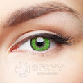 Ofovv Eye Circle Lens Mystery Yellow Colored Contact Lenses V6003£¨1 YEAR£©