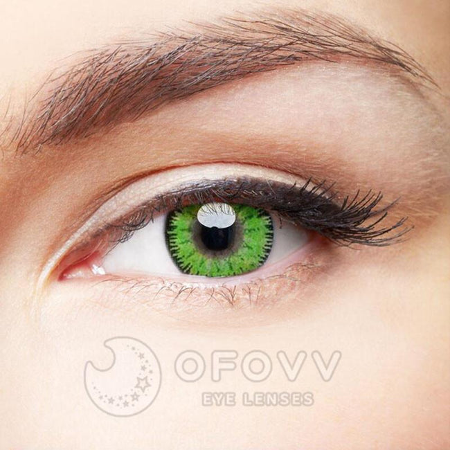 Ofovv Eye Circle Lens Mystery Yellow Colored Contact Lenses V6003£¨1 YEAR£©