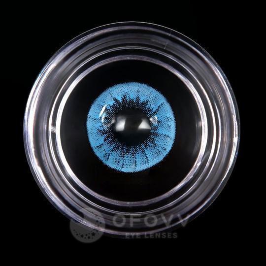 Ofovv Eye Circle Lens Crystal Ball Blue II Colored Contact Lenses V6012£¨1 YEAR£©