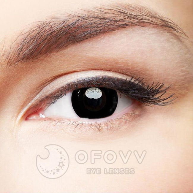 Ofovv Eye Circle Lens Darknight Black Naruto Colored Contact Lenses V6020£¨1 YEAR£©