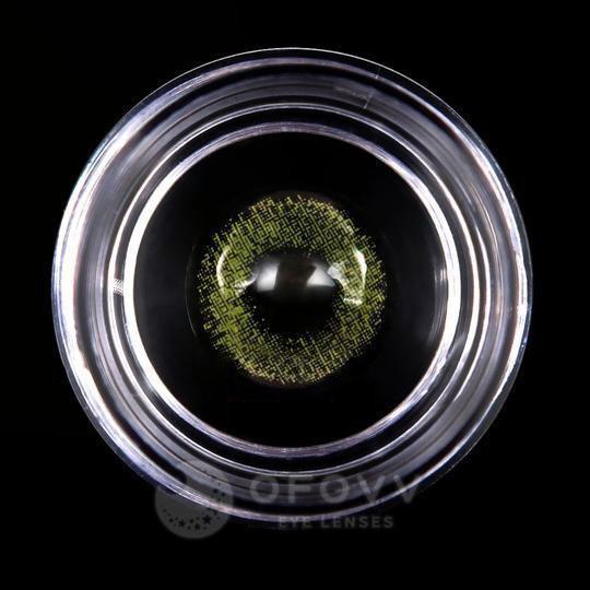 Ofovv Eye Circle Lens Super Natural Yellow-Green Colored Contact Lenses V6029£¨1 YEAR£©