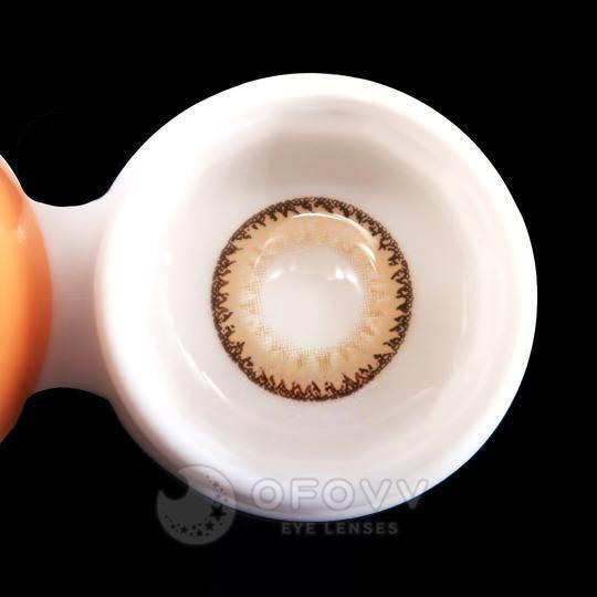 Ofovv Eye Circle Lens Dodo Brown Colored Contact Lenses V6035£¨1 YEAR£©