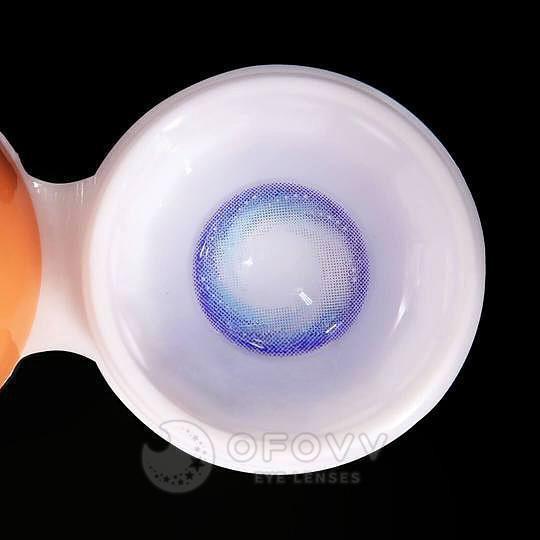 Ofovv Eye Circle Lens Crystal Ball Deep Grey Colored Contact Lenses V6047£¨1 YEAR£©