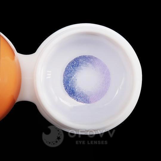Ofovv Eye Circle Lens Galaxy Purple Toric Colored Contact Lenses V6062£¨1 YEAR£©