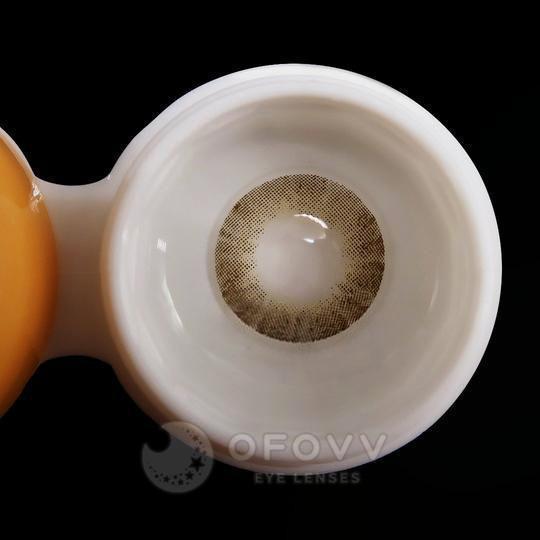 Ofovv Eye Circle Lens HD Chocolate Colored Contact Lenses V6071£¨1 YEAR£©