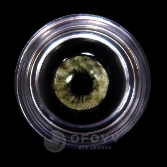 Ofovv Eye Circle Lens HD Green Colored Contact Lenses V6072£¨1 YEAR£©