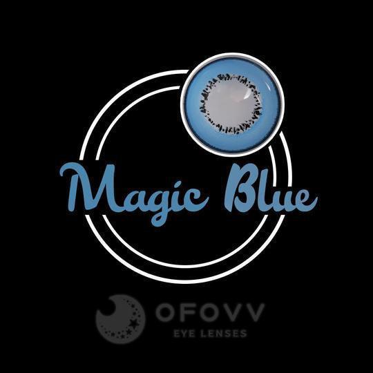 Ofovv Eye Circle Lens Magic Blue Colored Contact Lenses V6083£¨1 YEAR£©