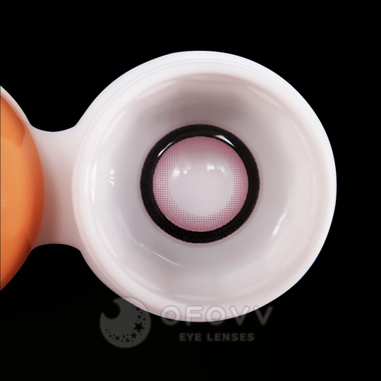 Ofovv Eye Circle Lens Moonlight Pink Colored Contact Lenses V6094£¨1 YEAR£©