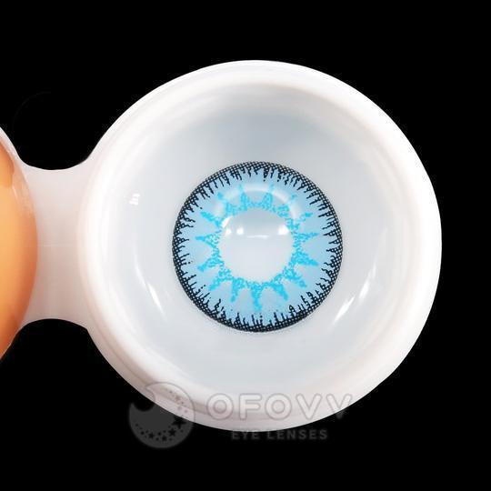Ofovv Eye Circle Lens Mystery Blue Colored Contact Lenses V6095£¨1 YEAR£©