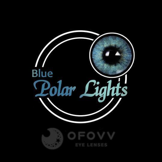 Ofovv Eye Circle Lens Polar Lights Blue Colored Contact Lenses V6105£¨1 YEAR£©