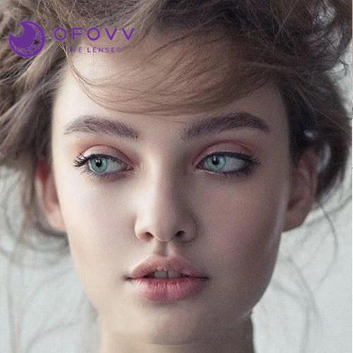 Ofovv Eye Circle Lens Polar Lights Blue Colored Contact Lenses V6105£¨1 YEAR£©