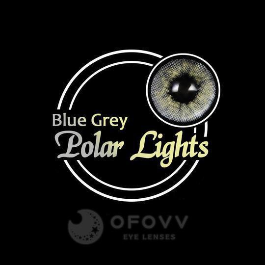 Ofovv Eye Circle Lens Polar Lights Blue-Grey Colored Contact Lenses V6107£¨1 YEAR£©