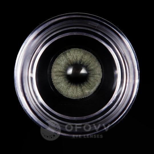 Ofovv Eye Circle Lens Polar Lights Yellow-Green Colored Contact Lenses V6113£¨1 YEAR£©