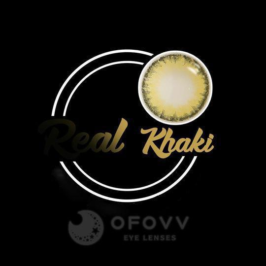 Ofovv Eye Circle Lens Real Khaki Colored Contact Lenses V6123£¨1 YEAR£©