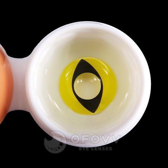 Ofovv Eye Circle Lens Reptile Glow Colored Contact Lenses V6125£¨1 YEAR£©