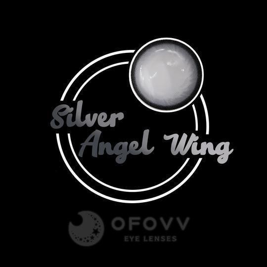 Ofovv Eye Circle Lens Silver Angel Wing Colored Contact Lenses V6130£¨1 YEAR£©