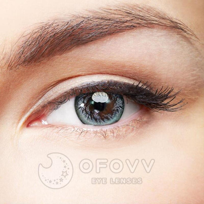 Ofovv Eye Circle Lens Silver Angel Wing Colored Contact Lenses V6130£¨1 YEAR£©