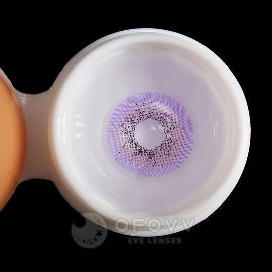 Ofovv Eye Circle Lens Ocean Purple Colored Contact Lenses V6187£¨1 YEAR£©