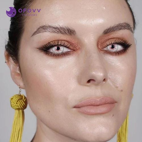 Ofovv Eye Circle Lens Trauma Eye Special Effect Colored Contact Lenses V6226£¨1 YEAR£©