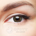 Ofovv Eye Circle Lens Blooming Brown-Green Colored Contact Lenses V6005 (1 YEAR)