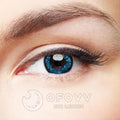 Ofovv Eye Circle Lens Clear Sky Colored Contact Lenses V6009£¨1 YEAR£©