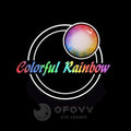 Ofovv Eye Circle Lens Colorful Rainbow Colored Contact Lenses V6010£¨1 YEAR£©