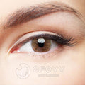 Ofovv Eye Circle Lens Crystal Ball Brown II Colored Contact Lenses V6013£¨1 YEAR£©