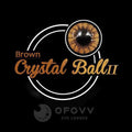 Ofovv Eye Circle Lens Crystal Ball Brown II Colored Contact Lenses V6013£¨1 YEAR£©