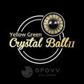 Ofovv Eye Circle Lens Crystal Ball Yellow-Green II Colored Contact Lenses V6018£¨1 YEAR£©