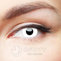 Ofovv Eye Circle Lens Zombie Curse White Colored Contact Lenses V6031£¨1 YEAR£©