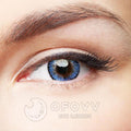 Ofovv Eye Circle Lens Dodo Blue Colored Contact Lenses V6034£¨1  YEAR£©