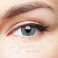 Ofovv Eye Circle Lens Euramerican Green-Grey Colored Contact Lenses V6044£¨1 YEAR£©