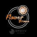 Ofovv Eye Circle Lens Flower Brown Colored Contact Lenses V6046£¨1 YEAR£©