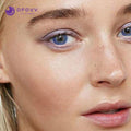 Ofovv Eye Circle Lens Crystal Ball Deep Grey Colored Contact Lenses V6047£¨1 YEAR£©