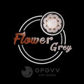 Ofovv Eye Circle Lens Flower Grey Colored Contact Lenses V6048£¨1 YEAR£©