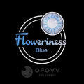 Ofovv Eye Circle Lens Floweriness Blue Colored Contact Lenses V6049£¨1 YEAR£©