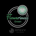 Ofovv Eye Circle Lens Floweriness Green Colored Contact Lenses V6051£¨1 YEAR£©