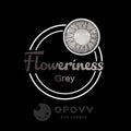 Ofovv Eye Circle Lens Floweriness Grey Colored Contact Lenses V6052£¨1 YEAR£©