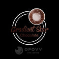 Ofovv Eye Circle Lens Gradient Star Chocolate Colored Contact Lenses V6053£¨1 YEAR£©