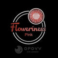 Ofovv Eye Circle Lens Floweriness Pink Colored Contact Lenses V6055£¨1 YEAR£©