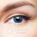 Ofovv Eye Circle Lens Gradient Star Blue Naruto Colored Contact Lenses V6064£¨1 YEAR£©