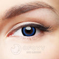 Ofovv Eye Circle Lens Moonlight Blue Colored Contact Lenses V6090£¨1 YEAR£©