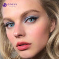 Ofovv Eye Circle Lens Mystery Blue Colored Contact Lenses V6095£¨1 YEAR£©