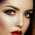 Ofovv Eye Circle Lens Mystery Red Naruto Colored Contact Lenses V6097£¨1 YEAR£©