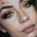 Ofovv Eye Circle Lens Mystery Yellow Colored Contact Lenses V6098£¨1 YEAR£©