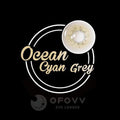 Ofovv Eye Circle Lens Ocean Cyan Grey Colored Contact Lenses V6101£¨1 YEAR£©