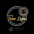 Ofovv Eye Circle Lens Polar Lights Brown Colored Contact Lenses V6108£¨1 YEAR£©