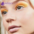 Ofovv Eye Circle Lens Real Caramel Colored Contact Lenses V6120£¨1 YEAR£©