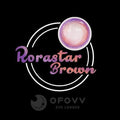 Ofovv Eye Circle Lens Rorastar Brown Colored Contact Lenses V6132£¨1 YEAR£©