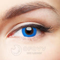 Ofovv Eye Circle Lens Pure Blue Colored Contact Lenses V6137£¨1 YEAR£©